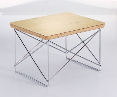 Occasional LTR Side Table Gold leaf - Chrome Vitra